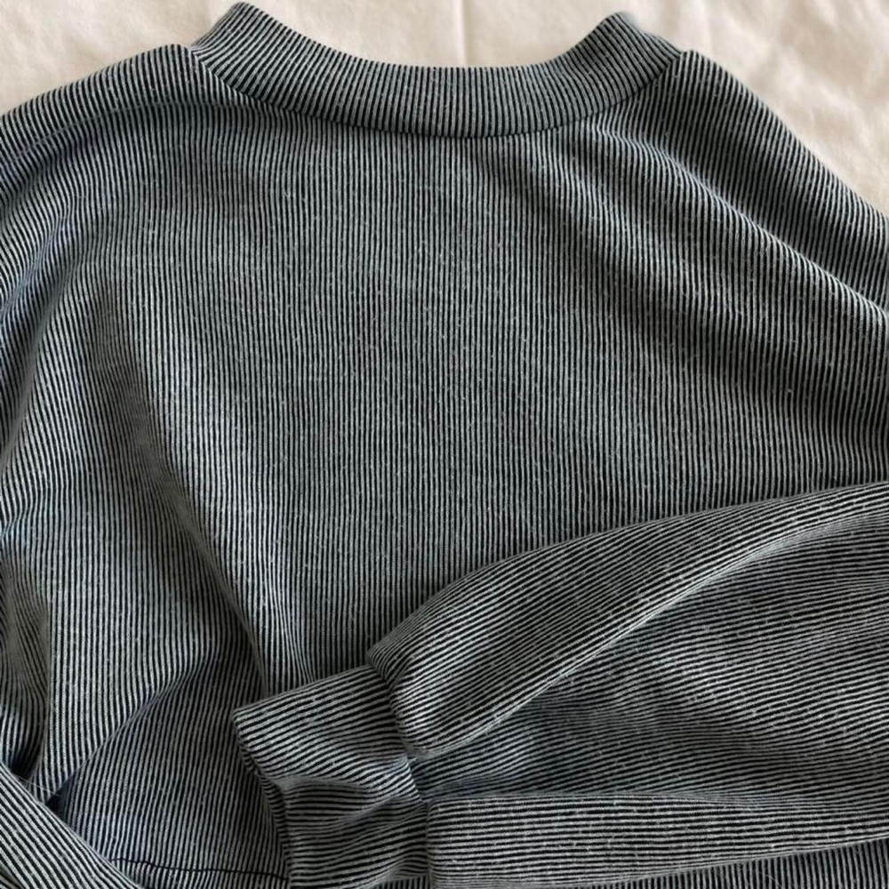 Nasty Gal Ribbed Long Sleeve Crop Top